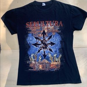 Sepultura T-shirt 20 years of Chaos AD size small